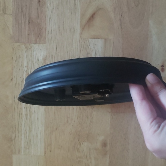 2/$15 - Black wall clock - Picture 3 of 3